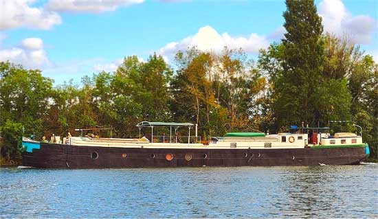 Péniche aménagée